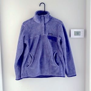Patagonia Re-Tool Snap-T Pullover Lavendar